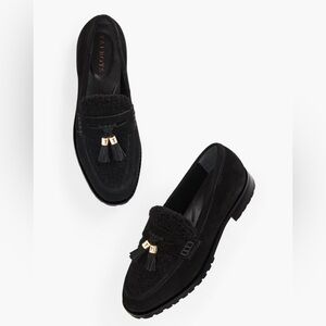 Talbots Cassidy Sherpa Loafers . EUC no box size 8